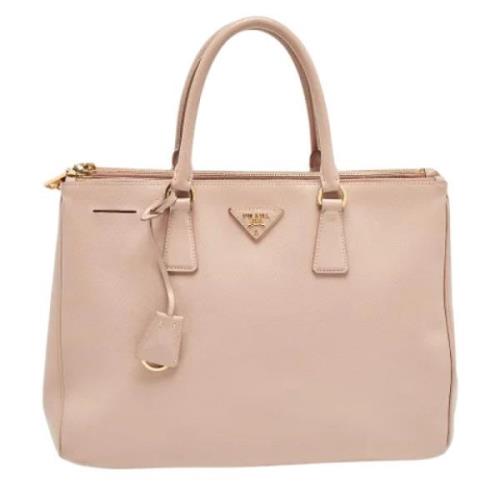 Prada Vintage Pre-owned Laeder totevskor Beige, Dam