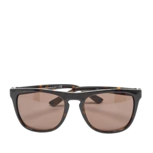 Bvlgari Vintage Pre-owned Acetat solglasgon Brown, Dam