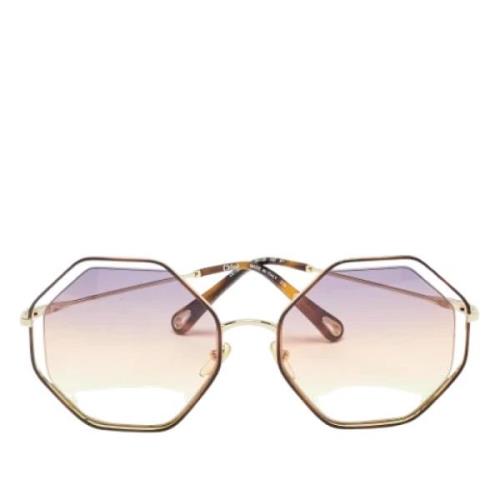 Chloé Pre-owned Pre-owned Acetat solglasgon Yellow, Dam