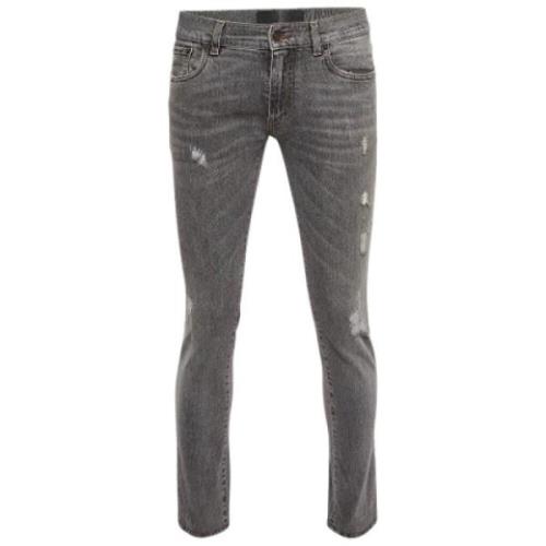 Dolce & Gabbana Pre-owned Pre-owned Denim nederdelar Gray, Herr