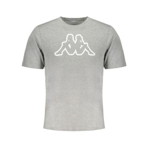 Kappa Grå Bomull T-shirt Gray, Herr