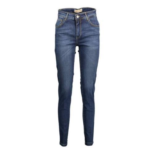 Kocca Elegant Bl Stretch Denim Jeans Blue, Dam