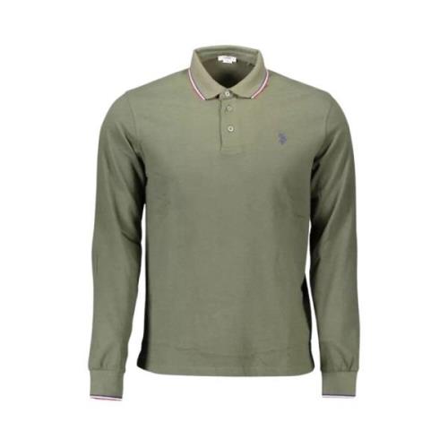 U.s. Polo Assn. Stiligt grnt bomullspolo Green, Herr