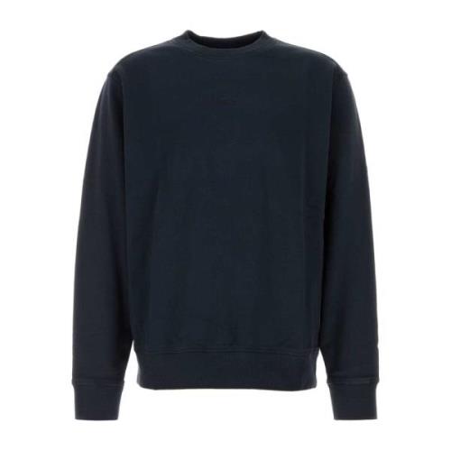 Boss Midnight Blue Bomullsweatshirt Blue, Herr