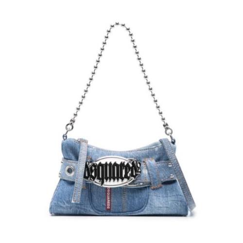 Dsquared2 Snygg Clutch Väska Blue, Dam