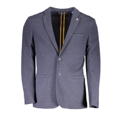 Gant Elegant Blå Klassisk Långärmad Jacka Blue, Herr