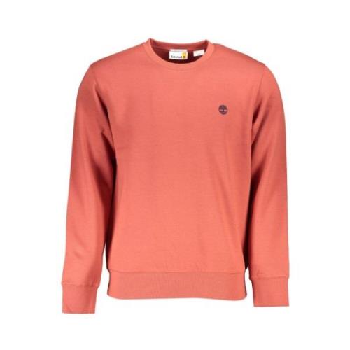 Timberland Snygg Rosa Fleece Sweatshirt Red, Herr