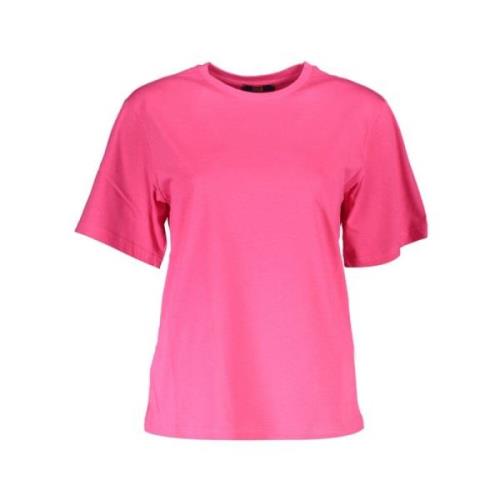 Cavalli Class Stiligt Rosa Logo Tee Pink, Dam