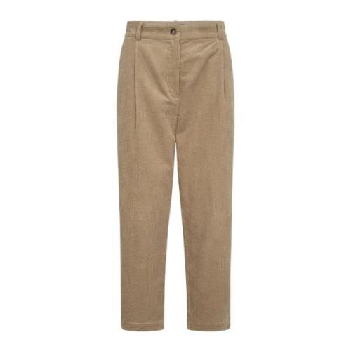 MOS Mosh Corduroy Frontveck Byxor Tannin Beige, Dam