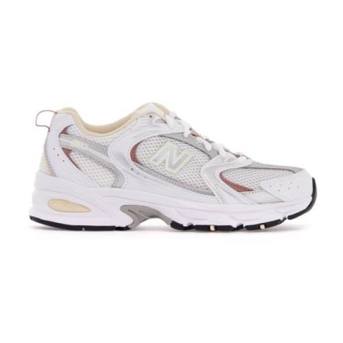 New Balance Mesh sneakers med N-patches White, Dam