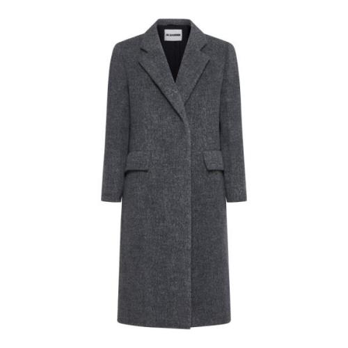 Jil Sander Fashionable Coat Designs Gray, Dam