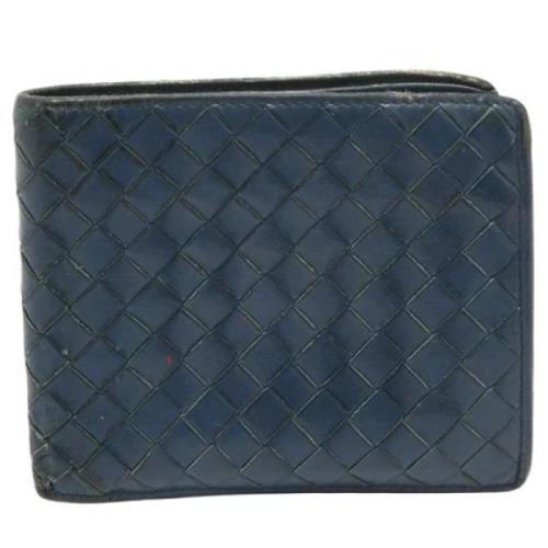 Bottega Veneta Vintage Pre-owned Laeder plnbcker Blue, Herr