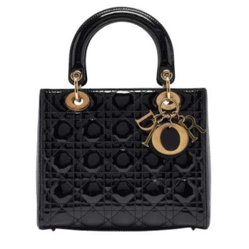 Dior Vintage Pre-owned Laeder totevskor Black, Dam