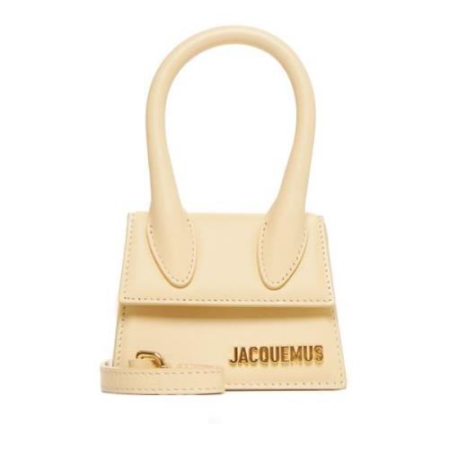 Jacquemus Le Chiquito Ivoar Läder Väska Beige, Dam