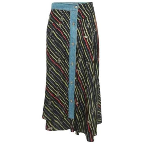 Loewe Pre-owned Pre-owned Denim nederdelar Multicolor, Dam