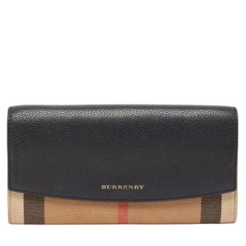 Burberry Vintage Pre-owned Laeder plnbcker Black, Dam