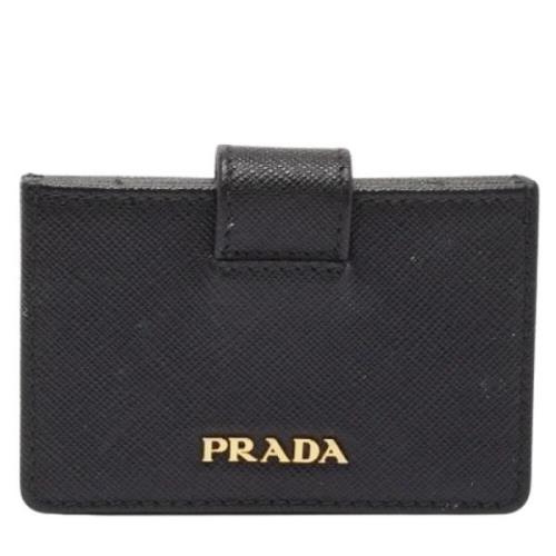 Prada Vintage Pre-owned Laeder plnbcker Black, Dam