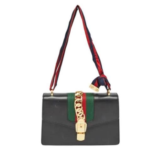 Gucci Vintage Pre-owned Tyg gucci-vskor Black, Dam