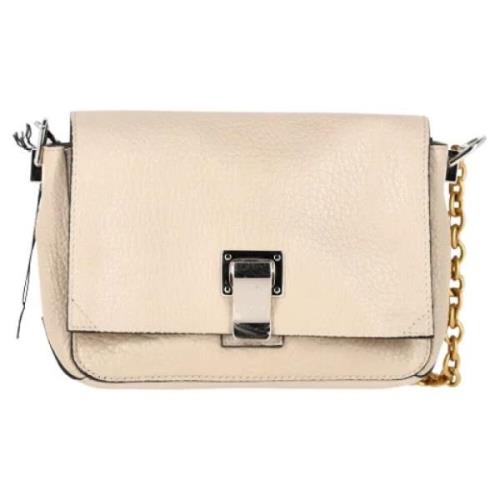 Proenza Schouler Pre-owned Pre-owned Laeder crossbodyvskor White, Dam