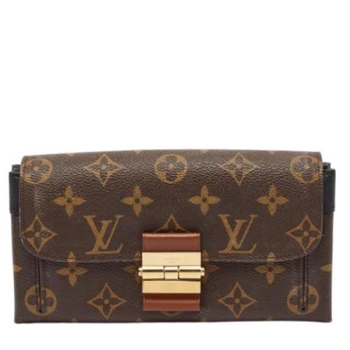 Louis Vuitton Vintage Pre-owned Belagd canvas plnbcker Brown, Dam