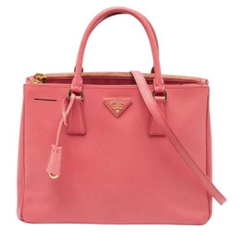 Prada Vintage Pre-owned Laeder totevskor Pink, Dam