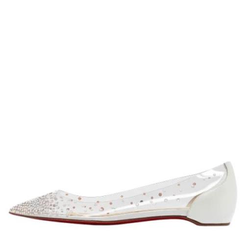 Christian Louboutin Pre-owned Pre-owned Laeder lgskor White, Dam