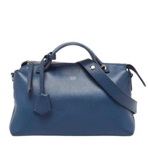 Fendi Vintage Pre-owned Laeder handvskor Blue, Dam