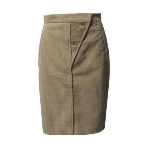 Max Mara Bomull nederdelar Beige, Dam