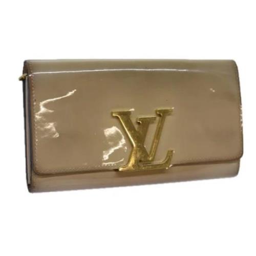 Louis Vuitton Vintage Pre-owned Laeder plnbcker Beige, Dam