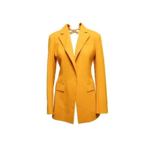 Oscar De La Renta Pre-owned Pre-owned Ylle ytterklder Yellow, Dam