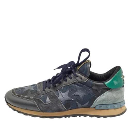 Valentino Vintage Pre-owned Laeder sneakers Multicolor, Herr