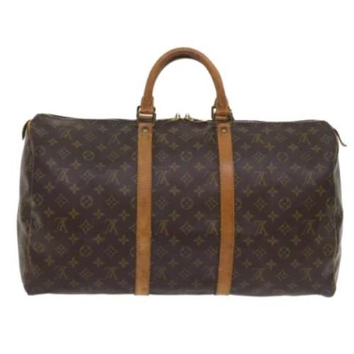 Louis Vuitton Vintage Pre-owned Canvas resvskor Brown, Dam