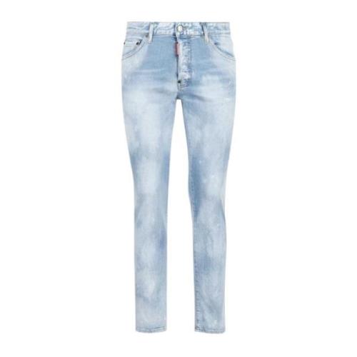 Dsquared2 Blå Slim Fit Jeans Ss22 Blue, Herr