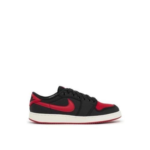 Jordan Svarta Low QS 'Bred' Sneakers Black, Herr