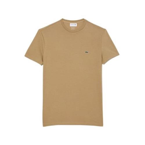 Lacoste Beige Bomull T-shirt Modern Man Beige, Herr