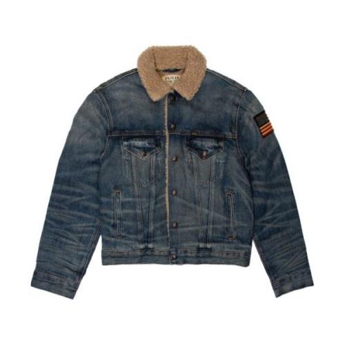 Ralph Lauren Denim Trucker Jacket Blue, Herr