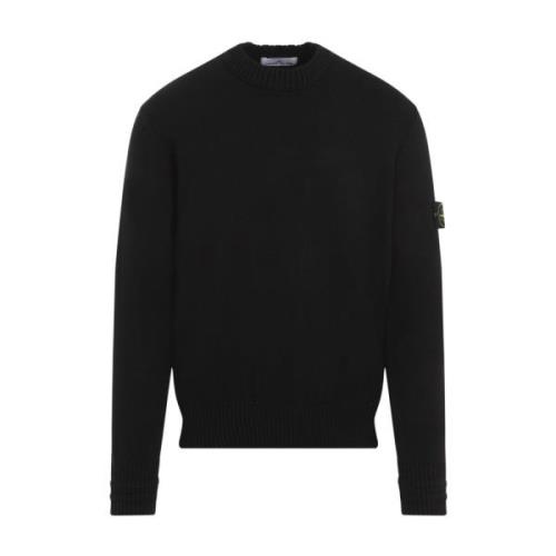 Stone Island Svart Maglia T-shirt Black, Herr