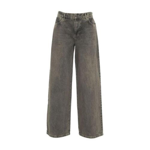 8PM Grå Jeans Aw24 Damkläder Gray, Dam