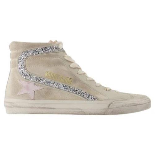 Golden Goose Laeder sneakers Beige, Dam