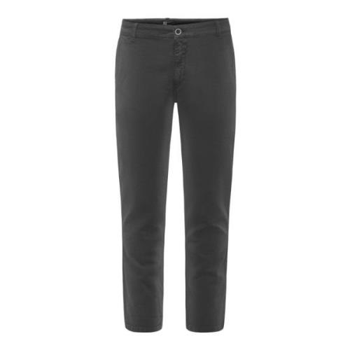 BomBoogie Trendiga Slim Fit Chino Byxor Gray, Herr