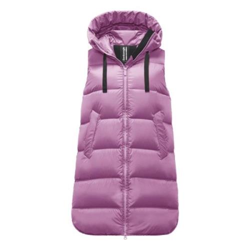 BomBoogie Venice Vest - Ljus Nylon Puffer Purple, Dam