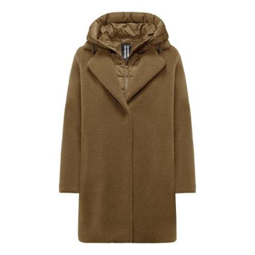 BomBoogie Sherpa Fleece Överrock - H?ll dig varm och stilfull Brown, D...