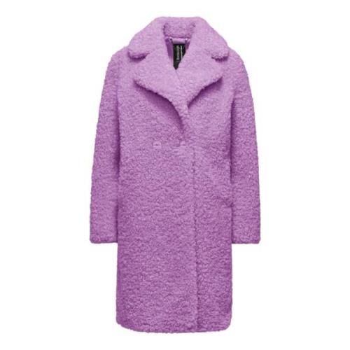 BomBoogie Faux Fur Shearling Jackets Purple, Dam