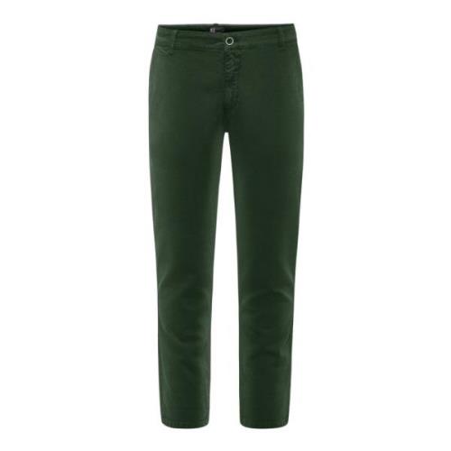 BomBoogie Trendiga Slim Fit Chino Byxor Green, Herr