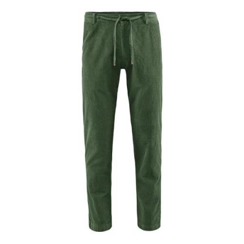 BomBoogie Sammet Corduroy Chino Byxor Green, Herr