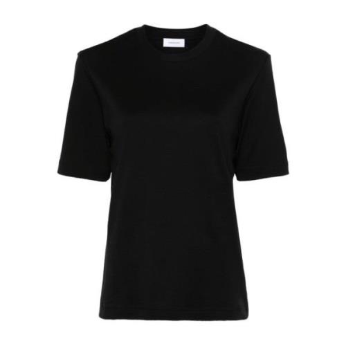 Salvatore Ferragamo Svarta T-shirts Polos för kvinnor Black, Dam