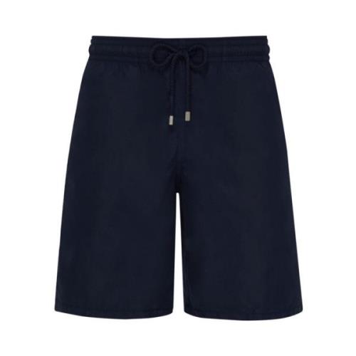 Vilebrequin Långa Solida Badshorts för Herrar Blue, Herr