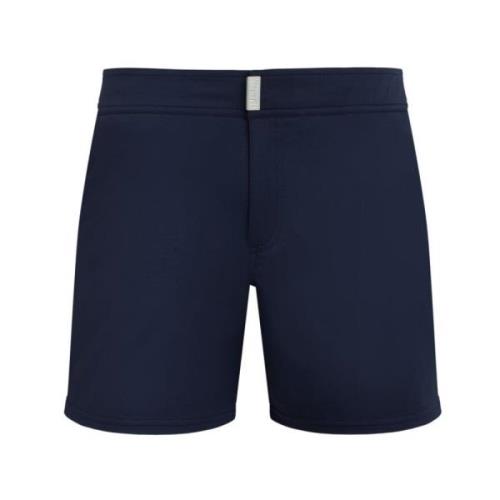 Vilebrequin Herr Solid Stretch Badshorts Blue, Herr