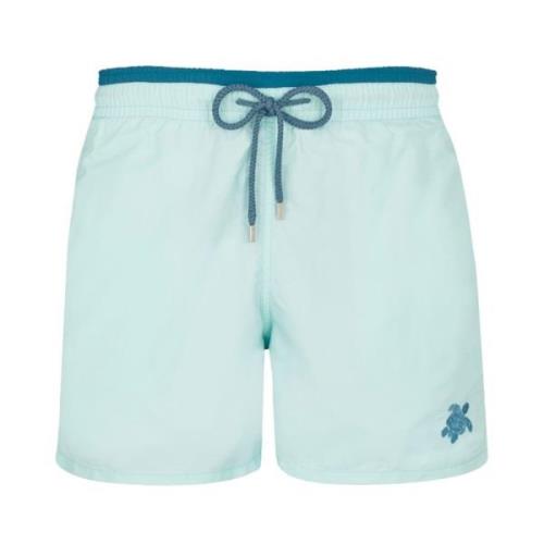 Vilebrequin Herr Solid Bicolore Badshorts Blue, Herr