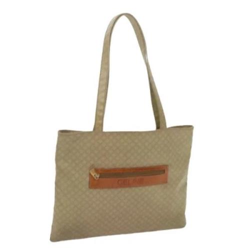 Celine Vintage Pre-owned Canvas celine-vskor Beige, Dam